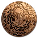 1 oz Copper Round - Cannabis (Good Vibes Only) 1 oz Copper Round - Cannabis (Good Vibes Only)